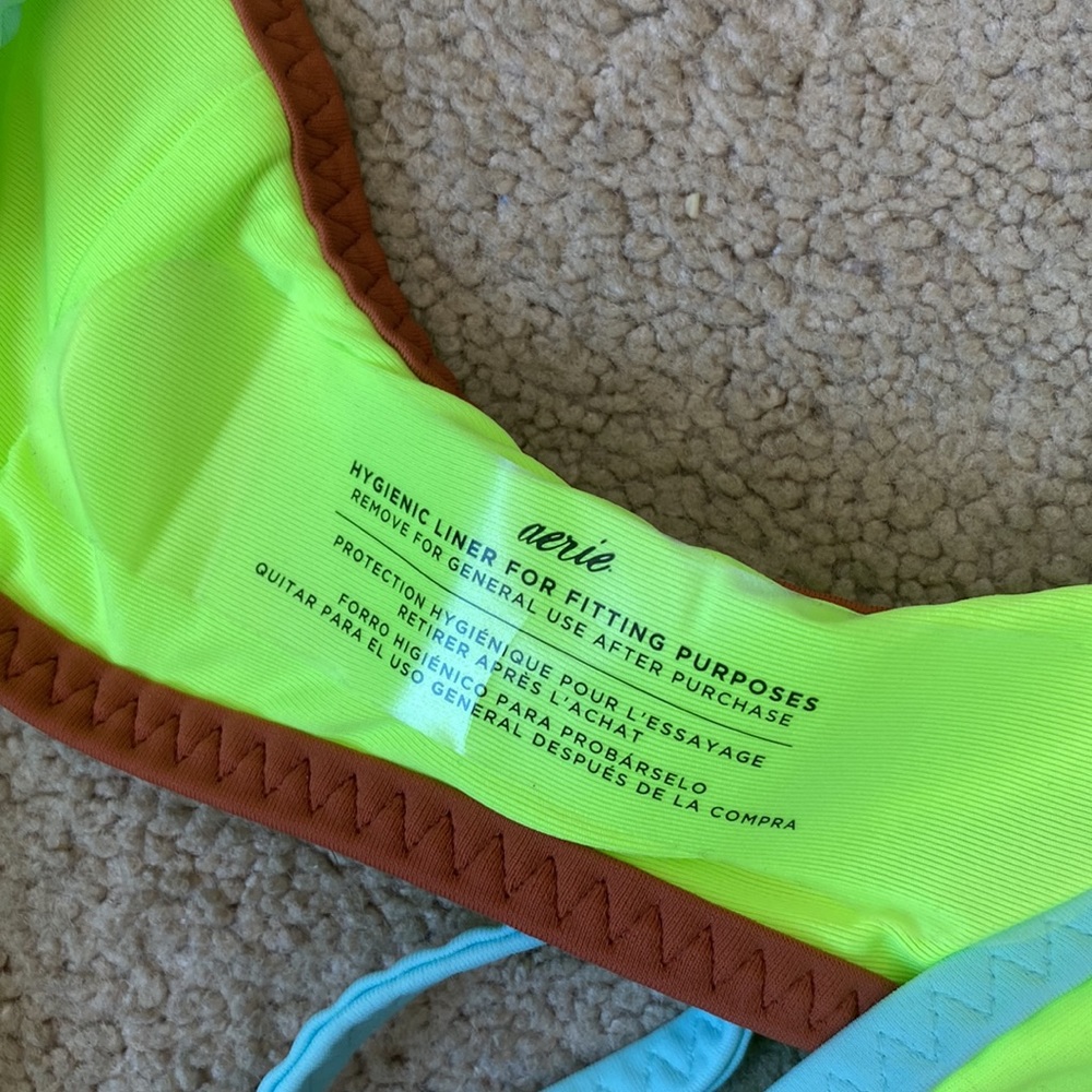 NWOT Aerie neon string cheeky bikini bottom - Picture 4 of 4